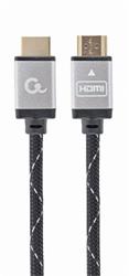 Gembird kábel HDMI High speed (M - M), séria Select Plus, Ethernet, pozlátené konektory, 2 m