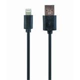Gembird kábel nabíjací Lightning 8-pin (M) na USB 2.0 (M), 1 m, čierny