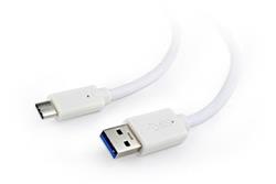 Gembird kábel USB 3.0 (AM) na USB 3.1 (CM), 0.5 m, biely