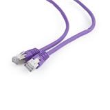 Gembird patch kábel Cat6 FTP, 0.25 m, fialový