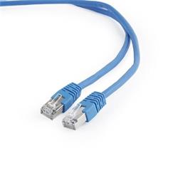 Gembird patch kábel Cat6 FTP, 0.5 m, modrý