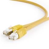 Gembird patch kábel S/FTP Cat. 6A LSZH, 0.25 m, žltý