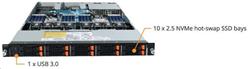 Gigabyte Server 2S AMD EPYC™ 7002-Series 10SATA /10 NVMe Storage Server 1U rack