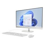 HP 27-cr0013nc AiO, INTEL i5-1334U, 27.0 1920x1080/IPS, UMA, 16GB, SSD 1TB, W11H, 2-2-0, White, WiFi+BT