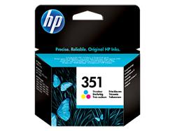 HP 351 Tri-colour Inkjet Print Cartridge with Vivera Inks