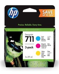 HP 711 28ml CMY Ink Crtg 3-Pack