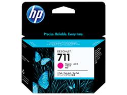 HP náplň č. 711 purpurová, 29 ml - 3 ks v balení
