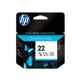 HP No. 22 Inkjet Print Cartridge, tri-colour (5 ml)