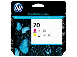 HP No 70 Ink Cart/Magenta + Yellow Printhead