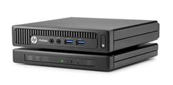 HP ProDesk 400 G2 DM, i3-6100T, IntelHD, 1x4GB, 500GB, DVDRW, KLV+MYS, W10Pro, 1y