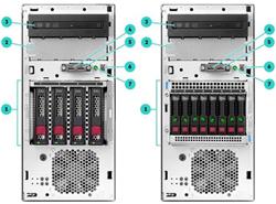 HP ProLiant ML30 G10 E-2124 1P 8GB-U S100i 4LFF NHP 2x1Gb 350W PS Server