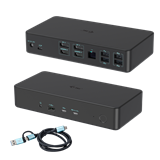 i-tec USB 3.0/USB-C/Thunderbolt 3 Professional Dual 4K Display Docking Station Gen2, PD 100W