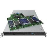 Intel® 1U Server platforma 1U LGA 2x 3467, C624, 24x DDR4 4x HDD 3.5 HS 2x RSC ,(PCI-E 3.0 x16) 2x 10GbE/IPMI 1x1100W