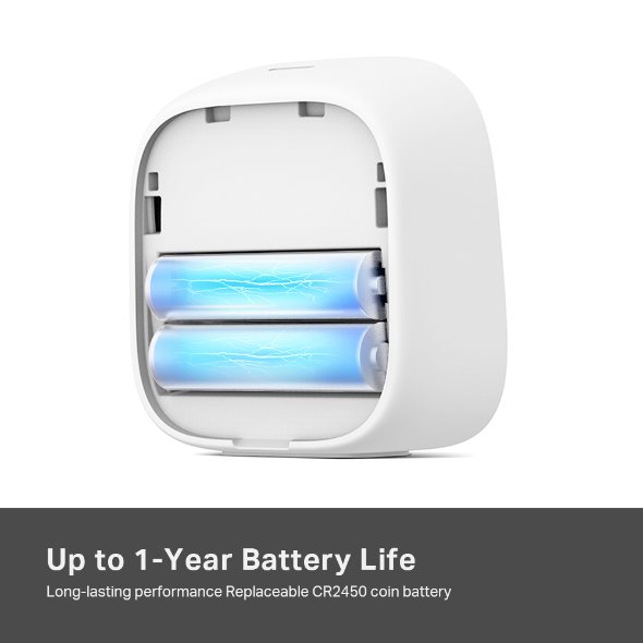 Kasa Smart Room Thermostat SPEC: 1 x Thermostat, 868 MHz, battery powered(2*AAA), 2.4 inch E-ink display, 5-30? temperat