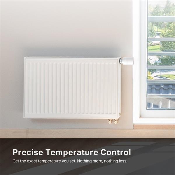 Kasa Smart Thermostatic Radiator Valve Starter Kit SPEC: 1 x KH100 + 1 x KE100, 5-30? temperature control, M30*1.5mm con