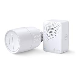 Kasa Smart Thermostatic Radiator Valve Starter Kit SPEC: 1 x KH100 + 1 x KE100, 5-30? temperature control, M30*1.5mm con