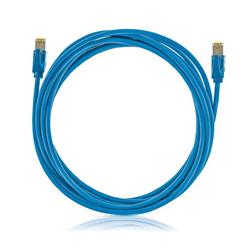 KELine Patch kábel Cat6A, STP, LSOH, 1m, modrý