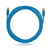 KELine Patch kábel Cat6A, STP, LSOH, 7m, modrý