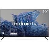 KIVI TV 50U740NB, 50" (127 cm), UHD, Google Android TV, Black, 3840x2160, 60 Hz, , 2x10W, 70 kWh/1000h , BT5, HDMI 4