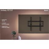 KIVI TV fixný nástenný držiak, VESA max 400x400 , 32 - 70", max 45 kg, čierny