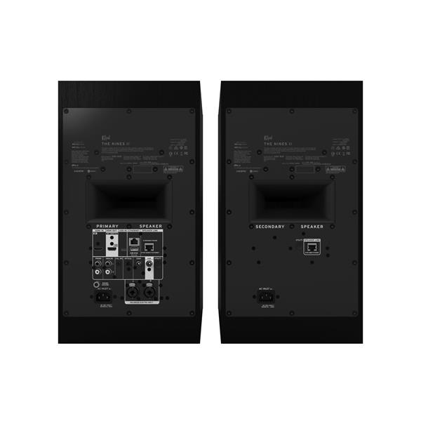 Klipsch The Nines II, aktívne reproduktory, matná čierna