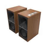 Klipsch The Sevens, aktívne reproduktory, 200 W, Bass-reflex, BT, HDMI ARC, USB, Opt., Phono/Line In, hnedá, pár