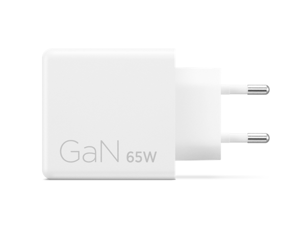 Lenovo 65W, USB-C, Charger, GaN, 1,5m kabel, biely
