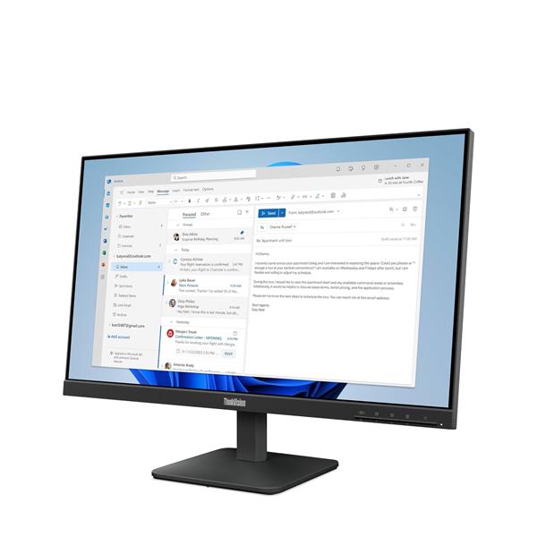 Lenovo S24-4e 23.8" 1920x1080 1300:1 250cd 4ms HDMI 3y
