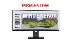 Lenovo T34WD-40 34" 3440x1440 3000:1 300cd 4ms HDMI+DP+USB+USB-C+RJ45 dock PD100W 3y