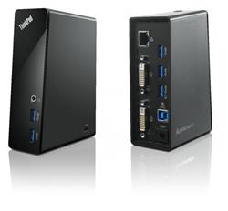 Lenovo ThinkPad USB 3.0 Dock (5x USB, DVI-D, DVI-X, RJ45)