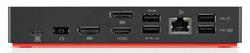 Lenovo ThinkPad USB-C Dock - 90W (2x DP, 1x HDMI, RJ45, 3x USB 3.1, 2x USB 2.0, adapter) pripojit max. 2x LCD