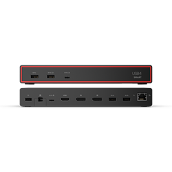 Lenovo ThinkPad USB4 Smart Dock 5500 - PD135W (2x DP, 1x HDMI, 1x RJ45, 2x USB-C,4x USB) max 4x LCD