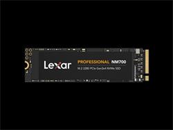 Lexar® 256GB High Speed PCIe Gen3 with 4 Lanes, up to 3500 MB/s read and 1200 MB/s write