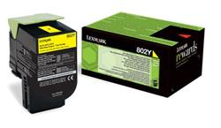 Lexmark 80C2SY0 CX310,CX410,CX510 Yellow Toner Cartridge 2k