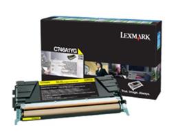 Lexmark C746, C748 Yellow Return Program Toner Cartridge 7K