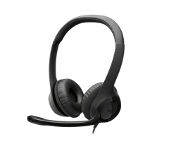 Logitech® H390 USB-C Headset - MIDNIGHT BLACK