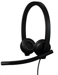 Logitech® H570e USB Headset Stereo (Teams version) headset - BLACK - USB-A