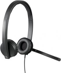 Logitech® H570e USB Headset Stereo (UC version) - BLACK - USB-A