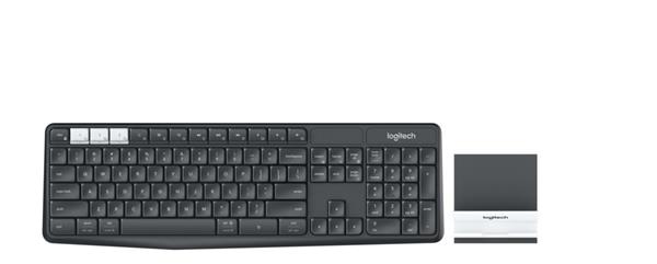 Logitech® K375s Wireless Keyboard, CZ layout + stojan