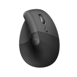 Logitech® Lift Vertical Ergonomic Mouse for Business - GRAPHITE / BLACK - 2.4GHZ/BT - EMEA - B2B