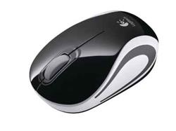 Logitech® M187 Wireless Mini Mouse - BLACK- 2.4GHZ - EMEA