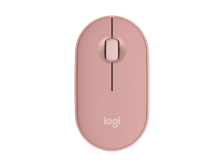 Logitech® M350s Pebble Mouse 2 - TONAL ROSE - BT - DONGLELESS