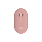 Logitech® M350s Pebble Mouse 2 - TONAL ROSE - BT - DONGLELESS