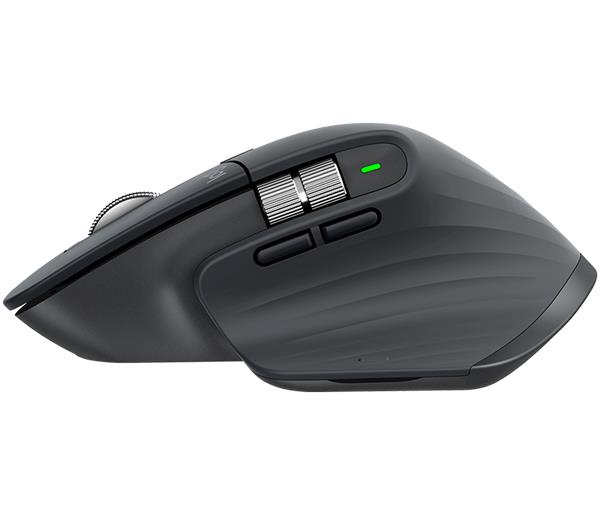 Logitech® MX Master 3 Advanced Wireless Mouse - GRAPHITE - 2.4GHZ/BT