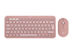 Logitech® Pebble 2 Combo - TONAL ROSE - US INT'L - 2.4GHZ/BT