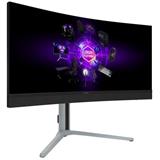 Lorgar 34MP1, herný monitor 34´´, LCD 3440x1440, 1 000 000:1, 1ms, 1000cd, HDMI, DP, USB-C(90W), reproduktory, šedý