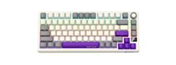 Lorgar KBP7075, Pro bezdrôtová mechanická herná klávesnica, Wireless 2.4 GHz/ BT 5.0, 75% veľk., Displ.,US layout, bežov