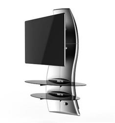 Meliconi GHOST DESIGN 2000 ROT. SILVER Wall Fixture for 32" to 63" screens up to 30kg. +/-90° rotation and +15/-5° tilt