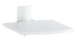 Meliconi STILE AV SUPPORT WHITE A/V Equipment Mount with Plastic Tray for units up to 12kg