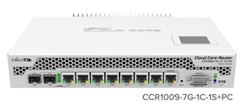 MIKROTIK RouterBOARD Cloud Core Router 1009-7G-1C-1S+PC + L6(1GHz, 2GB RAM, 7x GLAN, 1x COMBO, 1x SFP+ USB) rack
